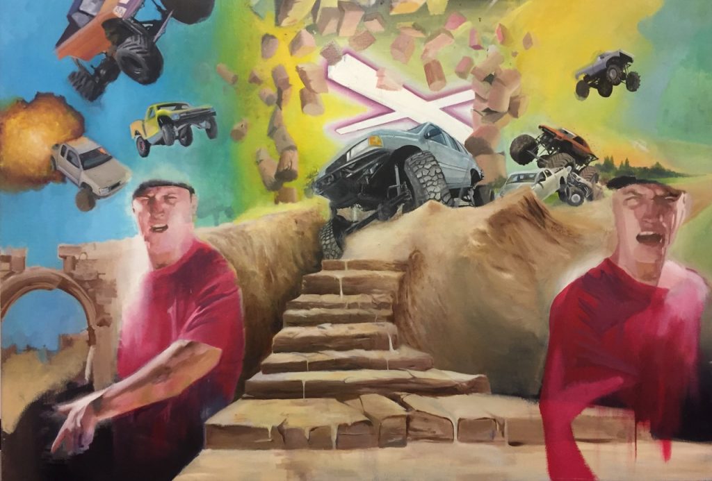 Crusaders 90x130cm Huile sur toile 2018