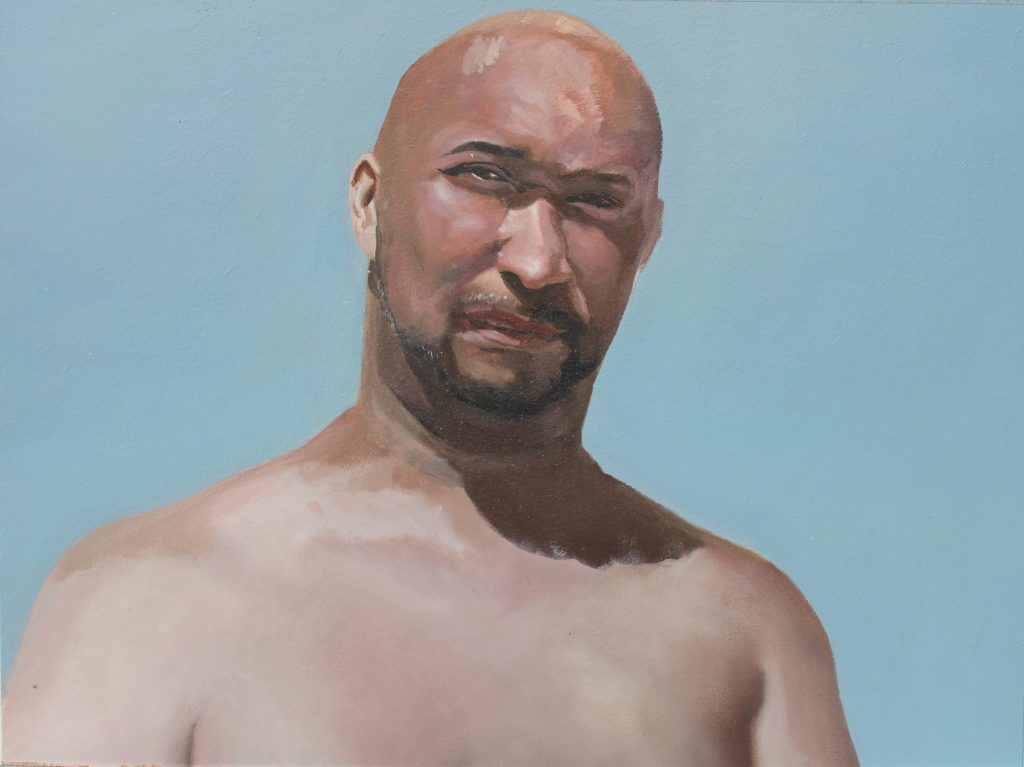 Coney Island 37,5x28 cm Huile sur bois 2019