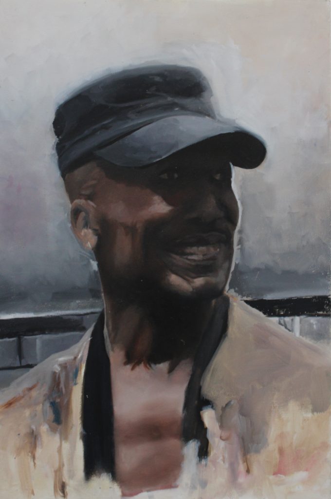 Franck Danican 40,5x61 cm Huile sur bois 2019